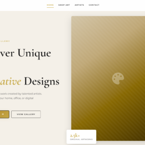 ArtHouse - Premium Art Gallery & Creative Ecommerce HTML Template